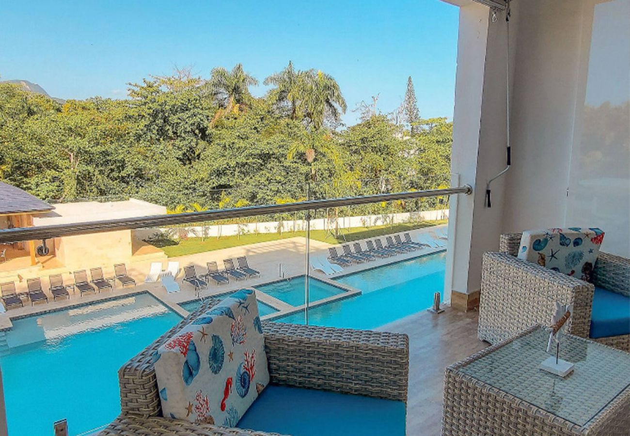 Condominium in Puerto Plata - Fortunity Beach Tower|Lux 3 BD| Pool&Mountain View 